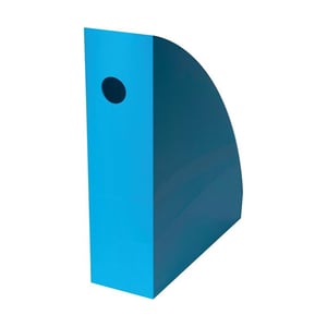 Exacompta 18283D Bee Blue tijdschriftencassette / A4+ / polystyreen / turquoise