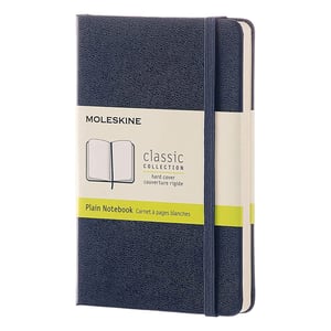 Moleskine IMQP012B20 pocket notitieboek / blanco / hardcover / blauw