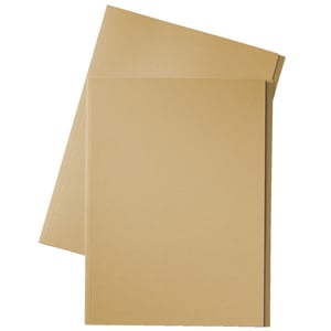 Esselte inlegmap / karton / 10 mm overslag / folio / crème / 100 stuks