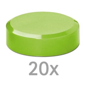 Maul magneten / lichtgroen / 30 mm / 20 stuks