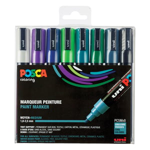 POSCA PC-5M verfmarkerset koud / 1,8 - 2,5 mm / rond / 8 stuks