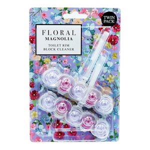 Floral Toiletblok / Magnolia / 90 gram