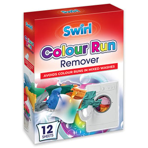 Swirl Colour Run Remover Vellen Tegen Kleurdoorloop / 12 stuks