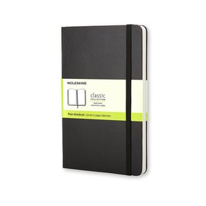 Moleskine IMQP062 large notitieboek / blanco / hardcover / zwart