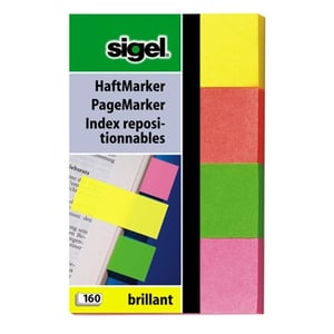Sigel index / 4 basiskleuren / 20 x 50 mm