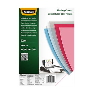 Fellowes bindomslag / A4 / transparant / 150 micron / 100 stuks