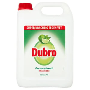 Dubro Geconcentreerd Afwasmiddel Original / Limoen Fris / 5 liter