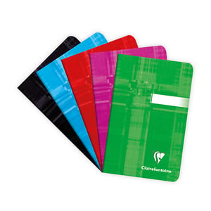 Clairefontaine Metric notitieboek assorti / 90 x 140 mm / gelinieerd / 48 vel / 10 stuks