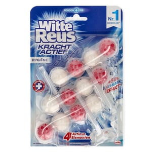 Witte Reus Kracht Actief Toiletblok / Hygiene / 50 gram / 3 stuks
