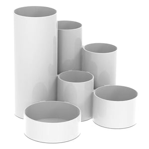 Maul 4115502 MAULtubo / pennenhouder / wit