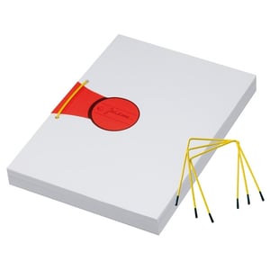 Jalema archiefbinder Pli- fix / geel / 80mm / 100 stuks