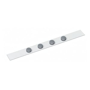 Maul 6207202 magnetische wandlijst / magnetisch / metaal / wit / 4 magneten