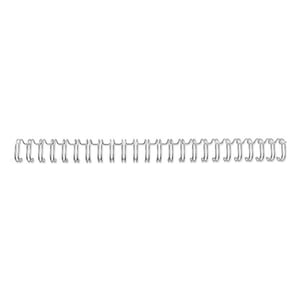 GBC 4400696 metalen draadrug / A4 / metaal / zilver / tot 70 vel / 25 stuks