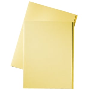 Esselte inlegmap / karton / 10 mm overslag / folio / geel / 100 stuks