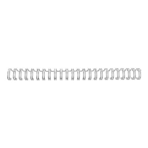 GBC 4400028 draadrug / A5 / metaal / zilver / tot 70 vel / 100 stuks