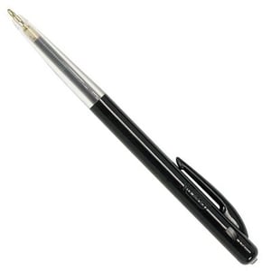 BIC M10 balpen / zwart / clic / 2 stuks