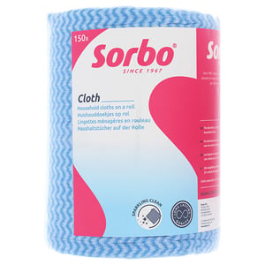 Sorbo Huishouddoekjes Op Rol / 20x40 cm / 150 stuks