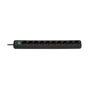Brennenstuhl 1159300010 Eco-Line stekkerdoos / 10 stopcontacten / met schakelaar / 3 meter / zwart