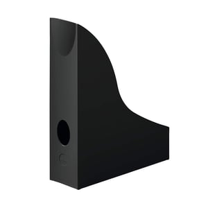 Durable ECO tijdschriftencassette / zwart / gerecycled plastic