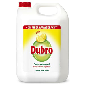 Dubro Geconcentreerd Afwasmiddel Extra Citroen / 5 liter