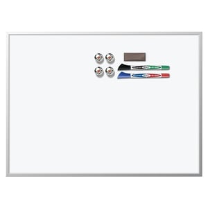 Nobo 1903777 Quartet whiteboard / aluminium lijst / magnetisch / wit