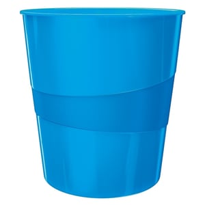 Leitz 5278 WOW papiermand / polystyreen / metallic blauw / 15 liter