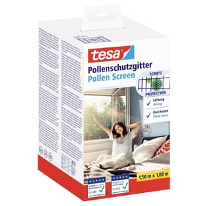 Tesa Pollen Screen / pollenhor / raam / 150 x 180 cm / antraciet