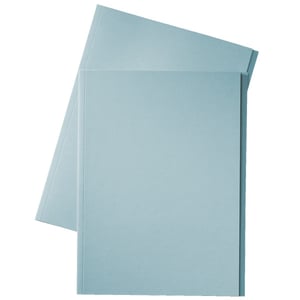 Esselte inlegmap / karton / 10 mm overslag / folio / blauw / 100 stuks