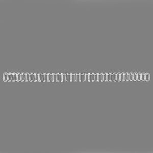 GBC RG810470 metalen draadrug / A4 / metaal / wit / tot 55 vel / 100 stuks
