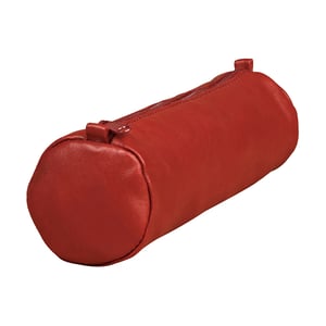 Clairefontaine Age etui / leder / rond / rood / groot
