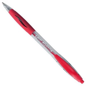 BIC Atlantis classic balpen / rood / 12 stuks