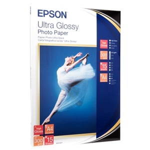 Epson S041927 fotopapier / ultra glanzend / A4 / 300 gr. / 15 vel