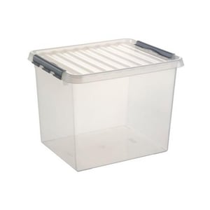 Sunware Q-line opbergdoos / transparant / 52 liter
