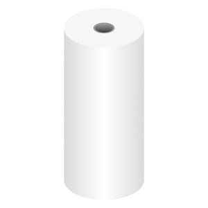 Kangaro kassarol K-6008 / thermorol wit / 57 x 30 x 8mm / 50 stuks
