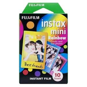 Fujifilm instax mini film | Rainbow | 10 vel