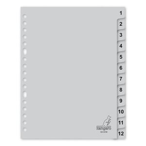 Kangaro G512CM A5 index / plastic / 1-12 / 17-gaats