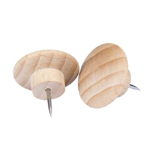 Legamaster Wooden pushpins / beukenhout / 25 stuks