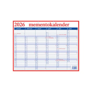 Aurora Memento 20 wandkalender / 42 x 33 cm / 2-gaats / 2027