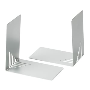 Maul boekensteun / metaal / zilver / 14 x 8,5 x 14cm