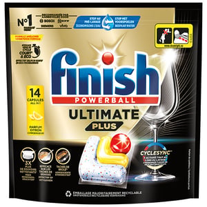 Finish Ultimate Plus Vaatwastabletten Lemon / 14 vaatwasbeurten