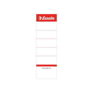 Esselte 81080 rug etiketten / karton / wit / 100 stuks
