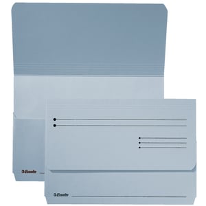 Esselte pocket-file dossiermap / karton / blauw / 25 stuks
