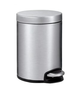 EKO Serene vuilnisbak / staal & aluminium / mat RVS / 5 liter