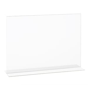 Deflecto DE47701 folderhouder staand / A4 / polystyreen / transparant / T-voet