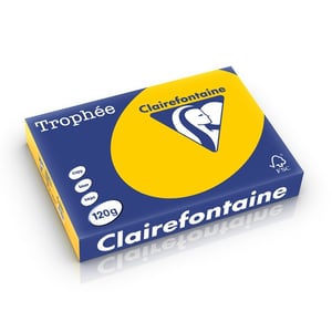 Clairefontaine papier | zonnebloemgeel | A4 | 120 gr. | 250 vel