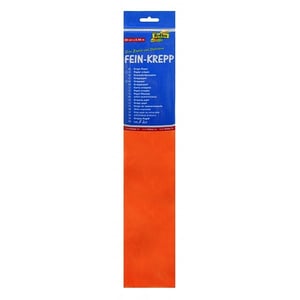 Folia crêpepapier / 250 x 50 cm / oranje