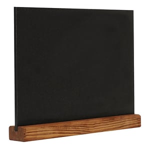Europel 356267 krijtbord / tafelmodel / A4 / natuurlijke afwerking