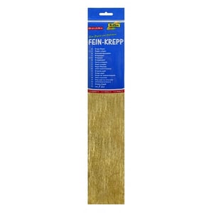 Folia crêpepapier / 250 x 50 cm / goud