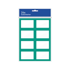 Kangaro K-58133 boeketiketten / groen / 24 stuks
