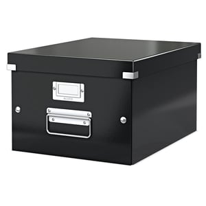 Leitz 6044 WOW opbergdoos / zwart / medium